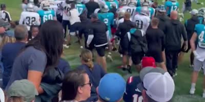 Fan injured after more fights break out at Panthers, Pats joint practice