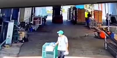 Female Worker Crushed By Forklift