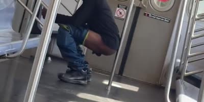 Man Shits On NY Subway Train