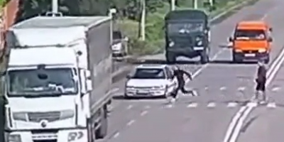 Frogger Hit By Car In Ukraine
