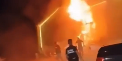 Deadly Fire At The Night Club In Thailand (another angle)