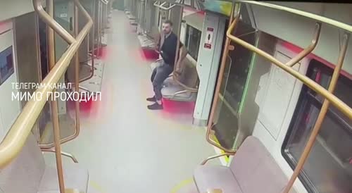 Disgusting: Dude Shits On Moscow Subway Train