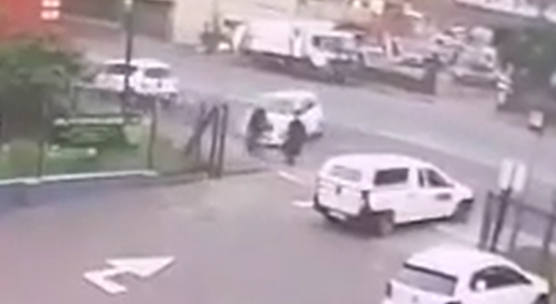 Drunk Driver Hits Pedestrian In South Africa