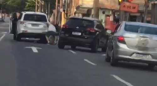 Couple Carjacked In Traffic Stop In Brazil