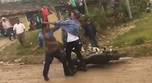 Man Ran Over By Motorcyle During Drunk Fight In Honduras