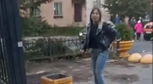 Drugged Girl Lost Herself In Russia