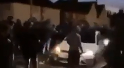 UK Migrants Assault Random Cars In Leicester