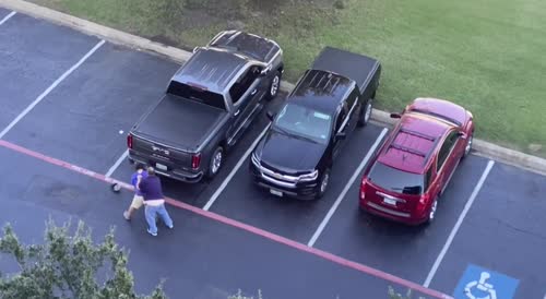 Texas - A road rage incident led to a confrontation with a handgun