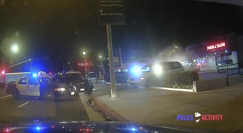 Pasadena Police Officers Shooting Armed Carjacking Suspect.