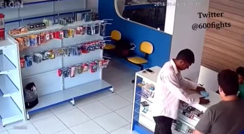 Friday Classics: Robber Gets Shot By Employee.