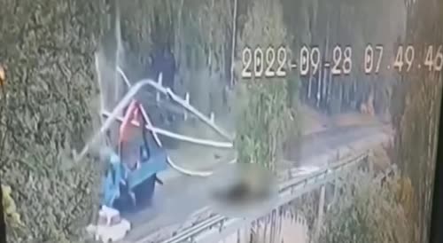 Pipeline demolition in Nizhny Novgorod