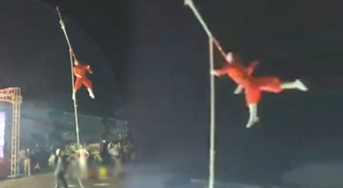 Female Acrobat Put into a Coma After Fainting