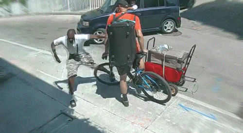 Justice or Psychosis? Armed Man in L.A. "takes his bike back"