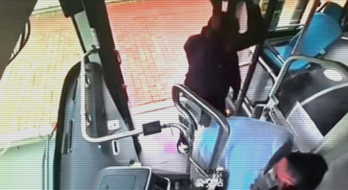 Psychotic Man Stones Bus Driver In Random Attack