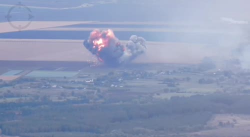 SU-25 being shot down in Ukraine