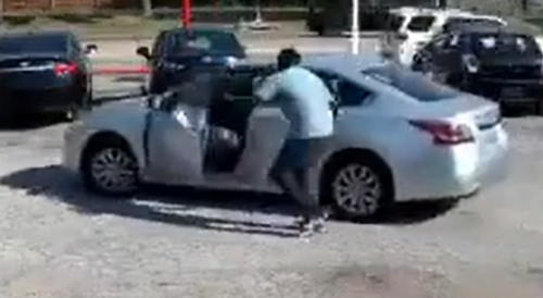 Texas: stealing a vehicle in broad daylight from a Dallas car lot