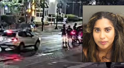 Florida Woman Suspected of DUI, Crashes into 3 Cops