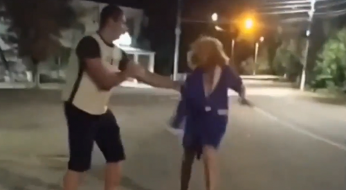 Scumbag Assaults Random Drunk Woman In Russia