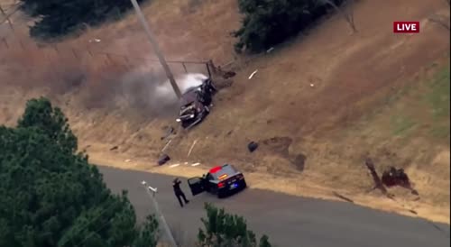 Insane Pit Maneuver And Crash In Oklahoma.