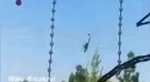 Alleged footage shows moment 'Black Hawk helicopter crashes' in Kabul