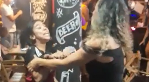 Woman Starts A Fight In Brazilian Bar Over A Man