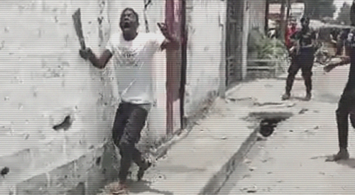 Machete Wielding Drug Addict Shot by Congo Cops