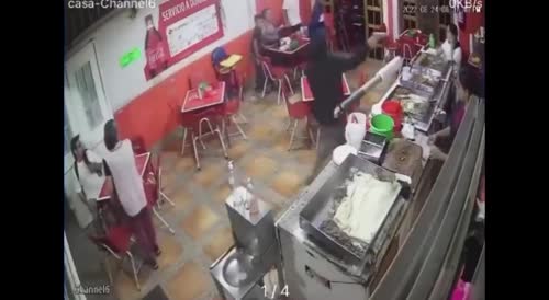 Armed Taco Shop Robbery In Mexico