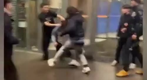 Fight Breaks Out After An Argument Of Two Girls In Russia