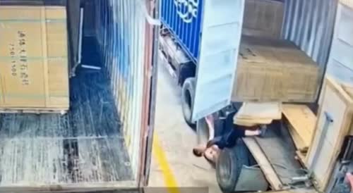Accident at work in China