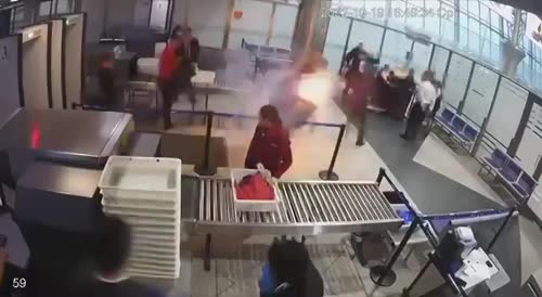 Powerbank explodes in pocket of passenger on Almaty-Bishkek flight at airport of Kazakhstan