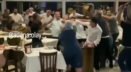 Wedding Fight Somewhere In Turkey.