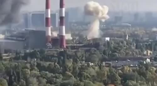Missile attack on Kiev
