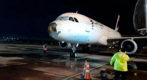 Scary Flight In Storm  Chilean-Brazilian Airline
