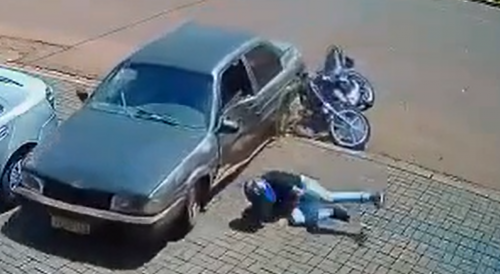 motorcicle accident in Parana Brazil