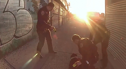 Man with Knife Slashes NYPD Cop in Nose, Gets Tased