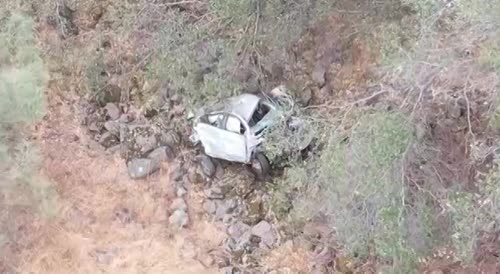 Drone shows sharp curve where Jolissa Fuentes' car crashed