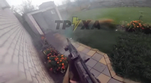 GoPro Gunman Takes Down Militant in a Toilet