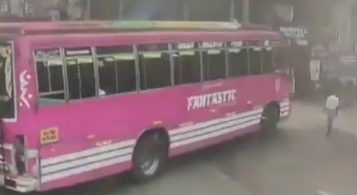 Man Ran Over By Bus In India