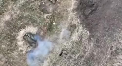 Drone drops bomb on sleeping soldiers