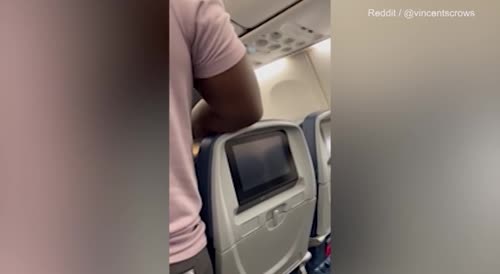 CONCEITED GIRL KICKED OFF PLANE