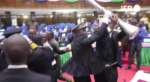 Sierra Leone Parliament Descends Into Wild Brawl