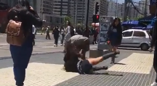 Mini Skirts and Ass on the Streets of Chile