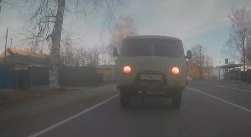When you forget to brake in Russia