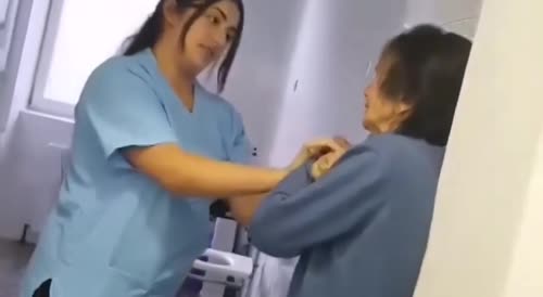 Scumbag Nurses Laugh While Abusing Elderly Serbian Woman