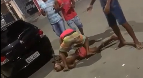 Little Guy Humiliated During Argument in Brazil