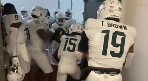 Michigan State players brawl in tunnel after Saturday's game