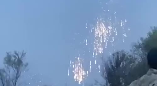 Strike with incendiary munitions near Bakhmut.
