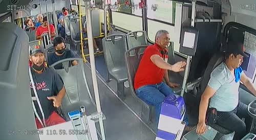 Mexican Bus Driver Falls Asleep