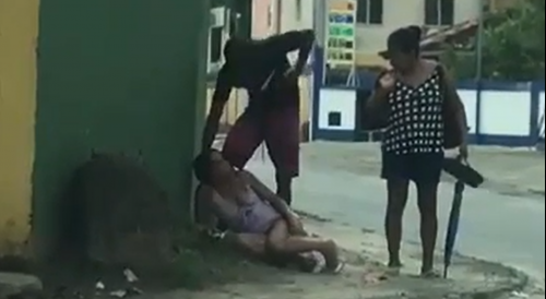 Man Walking With His Sister Meets His EX & Beats Her In BrazilBrazil