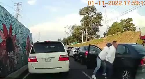 Traffic Stop Robbery In Mexico City